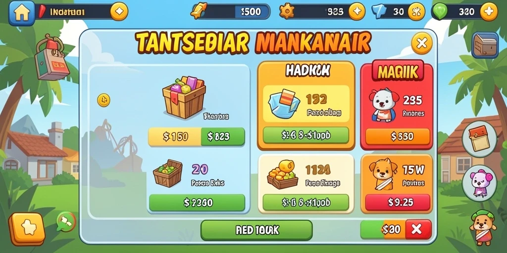 Tampilan antarmuka aplikasi yang menarik dan mudah dinavigasi.