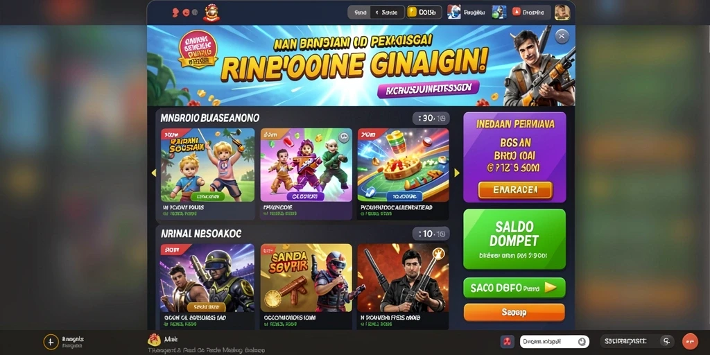 Screenshot menampilkan aksi mendebarkan di lapangan.