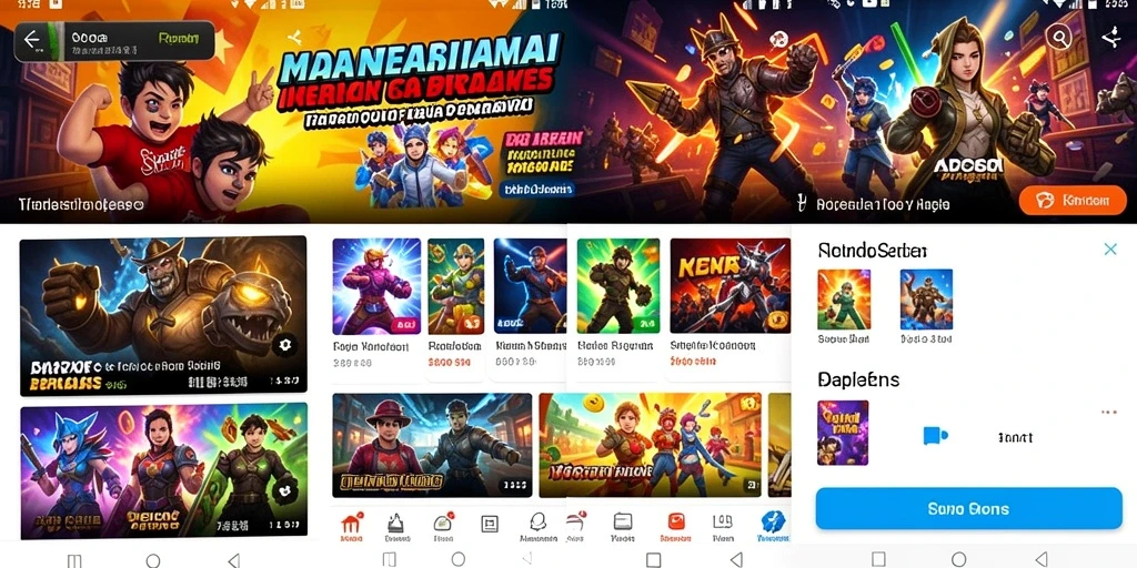 Tampilan utama aplikasi BTV168 yang menarik.