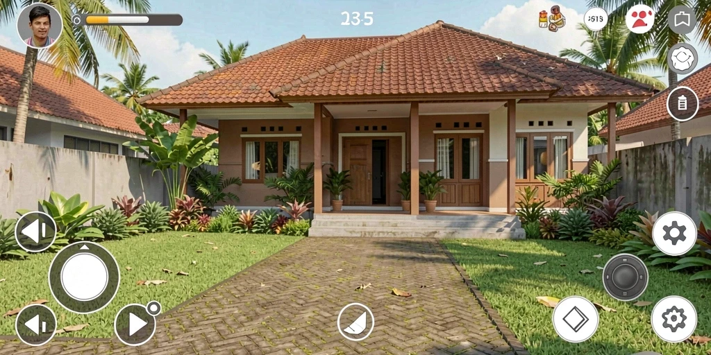 Tampilan awal yang menarik dan ramah pengguna.