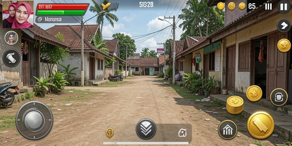 Tampilan antarmuka yang sederhana dan menarik.