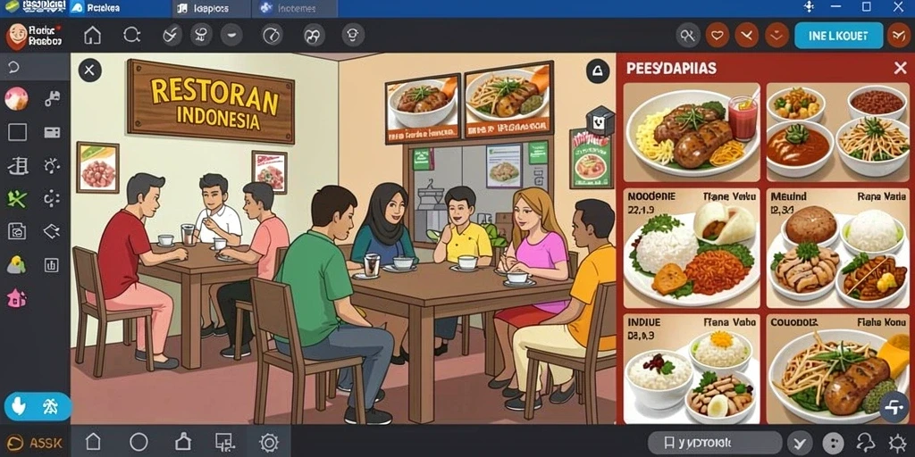 Tampilan antarmuka yang menarik dan mudah dinavigasi.