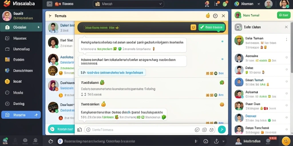Screenshot menunjukkan antarmuka pengguna yang menarik dan intuitif.