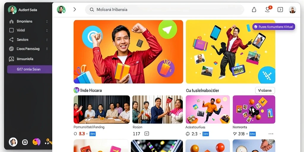 Tampilan menarik dari layar utama aplikasi PENIDABET.