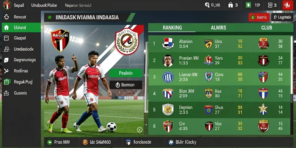 Tampilan antarmuka permainan yang menarik.