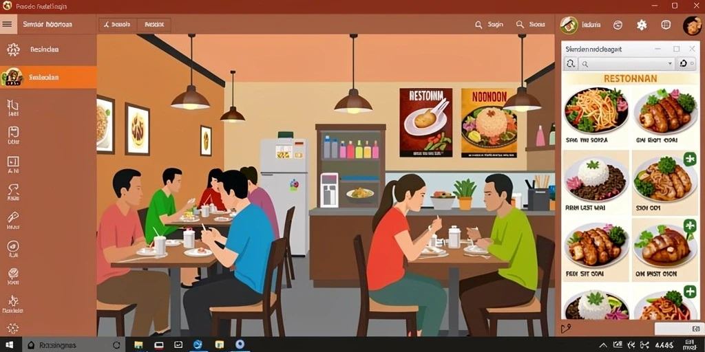 Antarmuka yang menarik dan mudah digunakan.