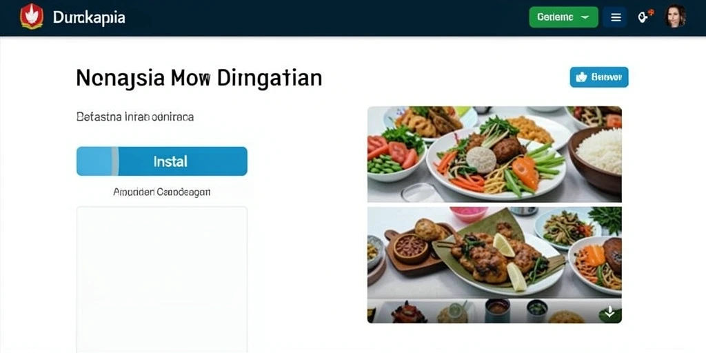 Tampilan antarmuka yang modern dan atraktif.
