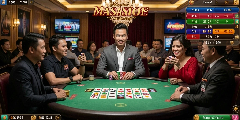 Screenshot menampilkan antarmuka utama game.
