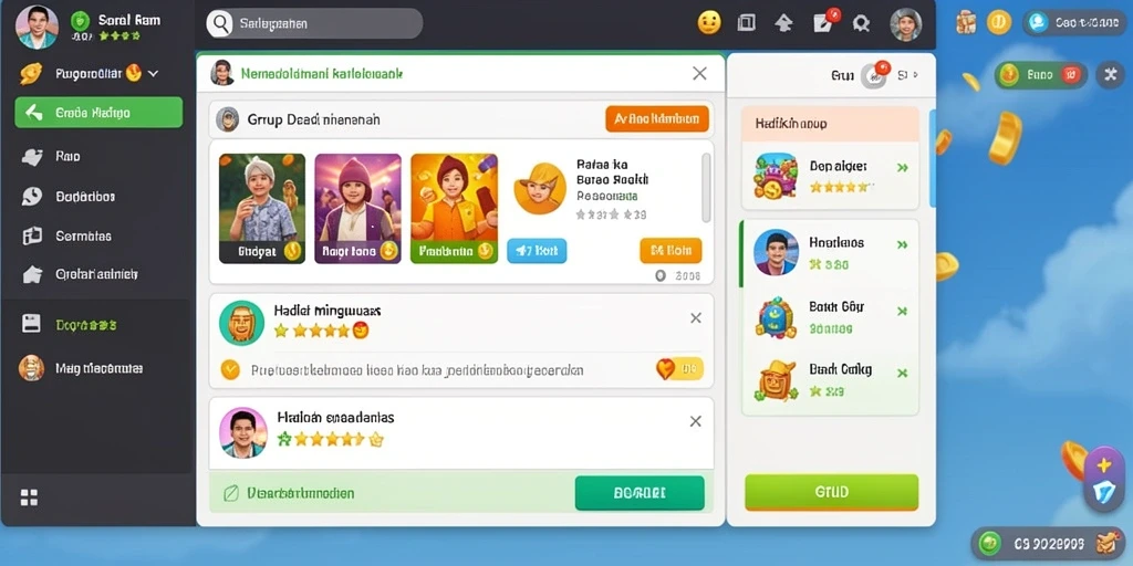 Tampilan antarmuka yang menarik dan intuitif.