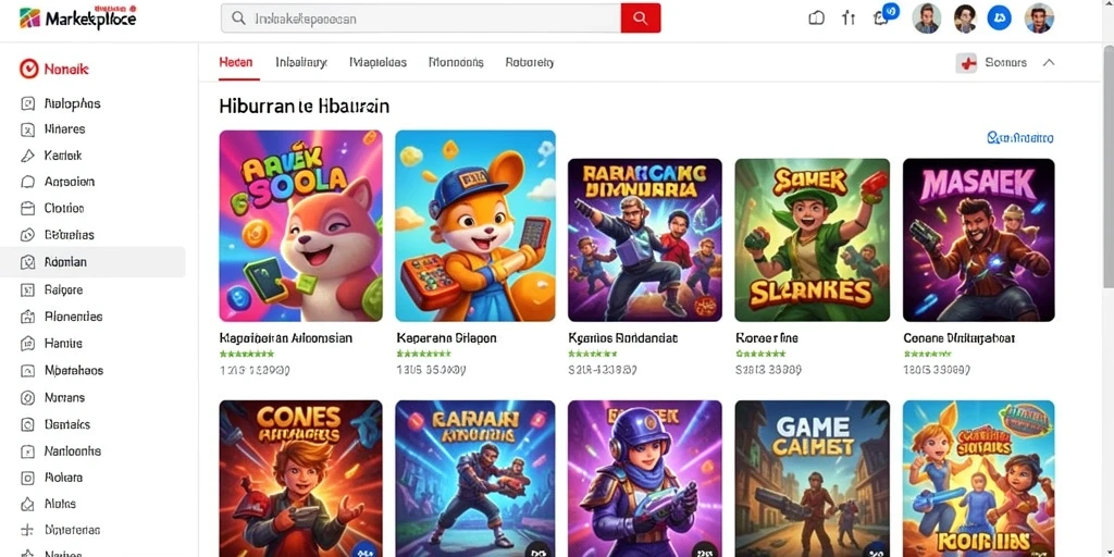 Tampilan antarmuka yang intuitif dan menarik.