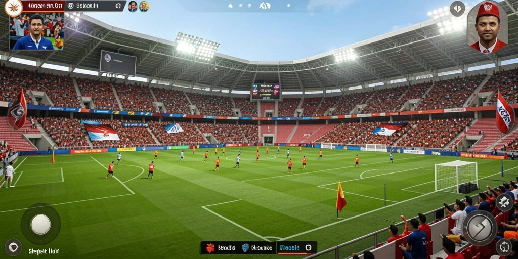 Screenshot menampilkan karakter utama dalam aksi petualangan.