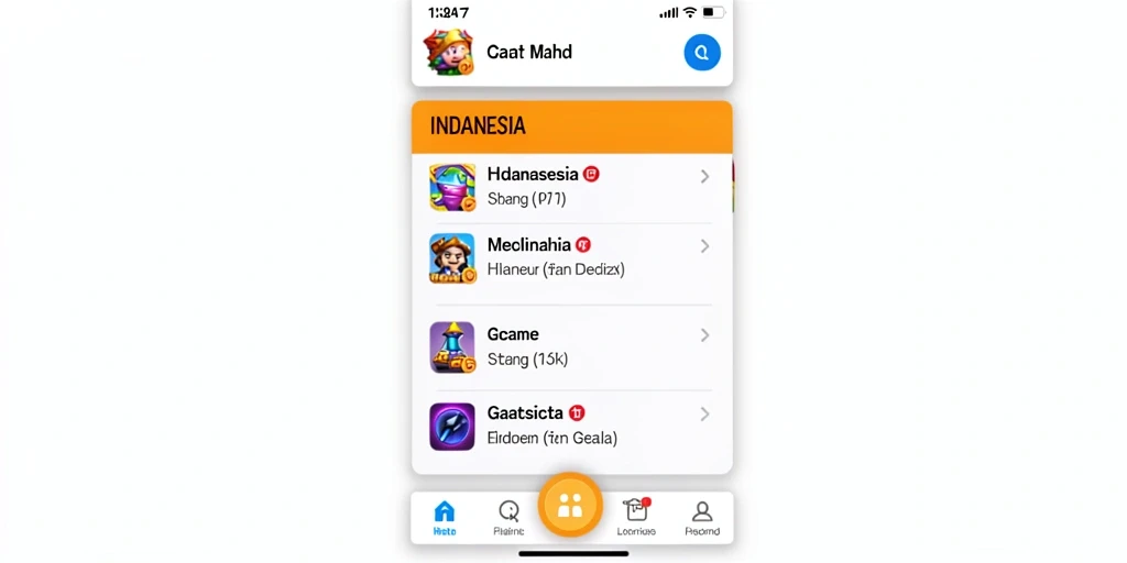 Tampilan awal permainan yang menarik.